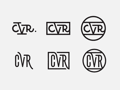 CVR monogram badge design lable layout lettering monogram street wear tag type typography