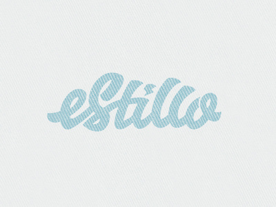 Estillo lettering letters logo logotype print texture typography