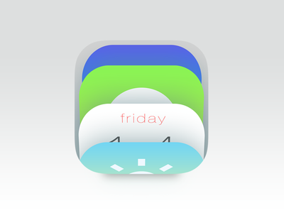 iOS7 Folder apple apps color concept folders icons ios7 iphone mobile stacking