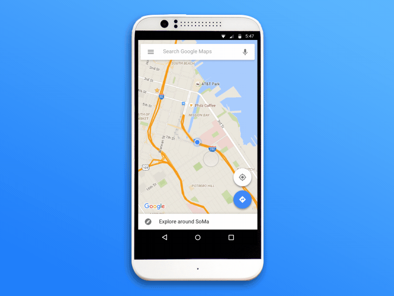 Zero Tap in Google Maps android categories google ixd maps material mobile tappable ui ux zero suggest