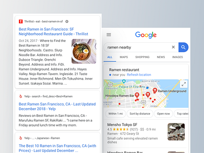 Attribution across Google (Local) Search