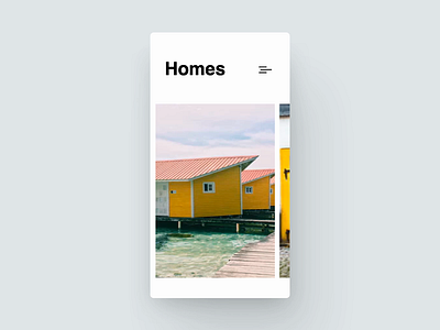 New Airbnb app black blue clean concept design google interaction ios minimal mobile motion parallax principle soft ui ux white