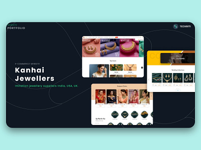 Kanhai Jewellers - E-commerce website app branding design ui ux