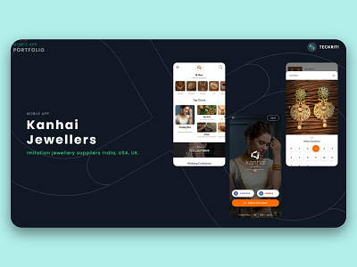 Kanhai Jewellers - Mobile app branding design ui ux