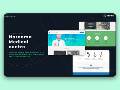 Narooma Medical centre - Portfolio website branding design ui ux