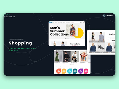 Shopping - E-commerce website app design ui ux