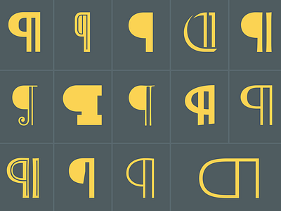 Pilcrow, aka Capitulum, aka Paragraph Mark fonts hco idlewild landmark operator paragraph punctuation symbols