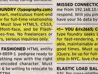 H&Co is hiring. hco jobs typography webfonts