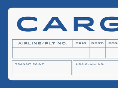 Idlewild Cargo Label air travel cargo hco idlewild label sans vintage