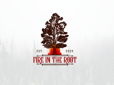 Fire in the Root logo design for fire agencies promoting