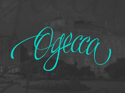 Odessa custom lettering odessa