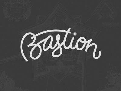 Bastion bastion custom lettering