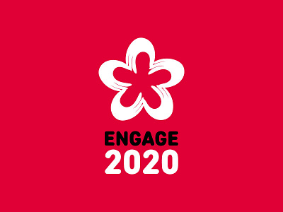 Mobias Engage 2020 engage flower hand logo