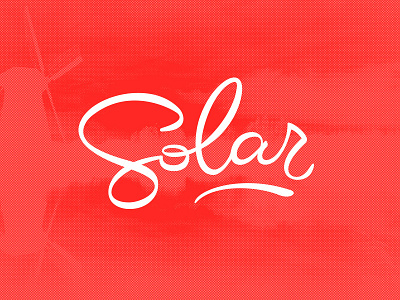 Solar custom lettering solar