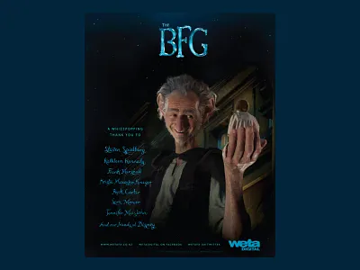 The BFG aaronblack aaronblackarts ab dccomics design disney fullpage fullpagead graphicdesign hollywoodreporter marvel marvelstudios print printad typography varietymagazine vfx wetadigital wetafx wetafxofficial