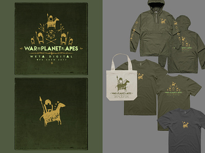 War for the Planet of the Apes - Weta Digital crew gear