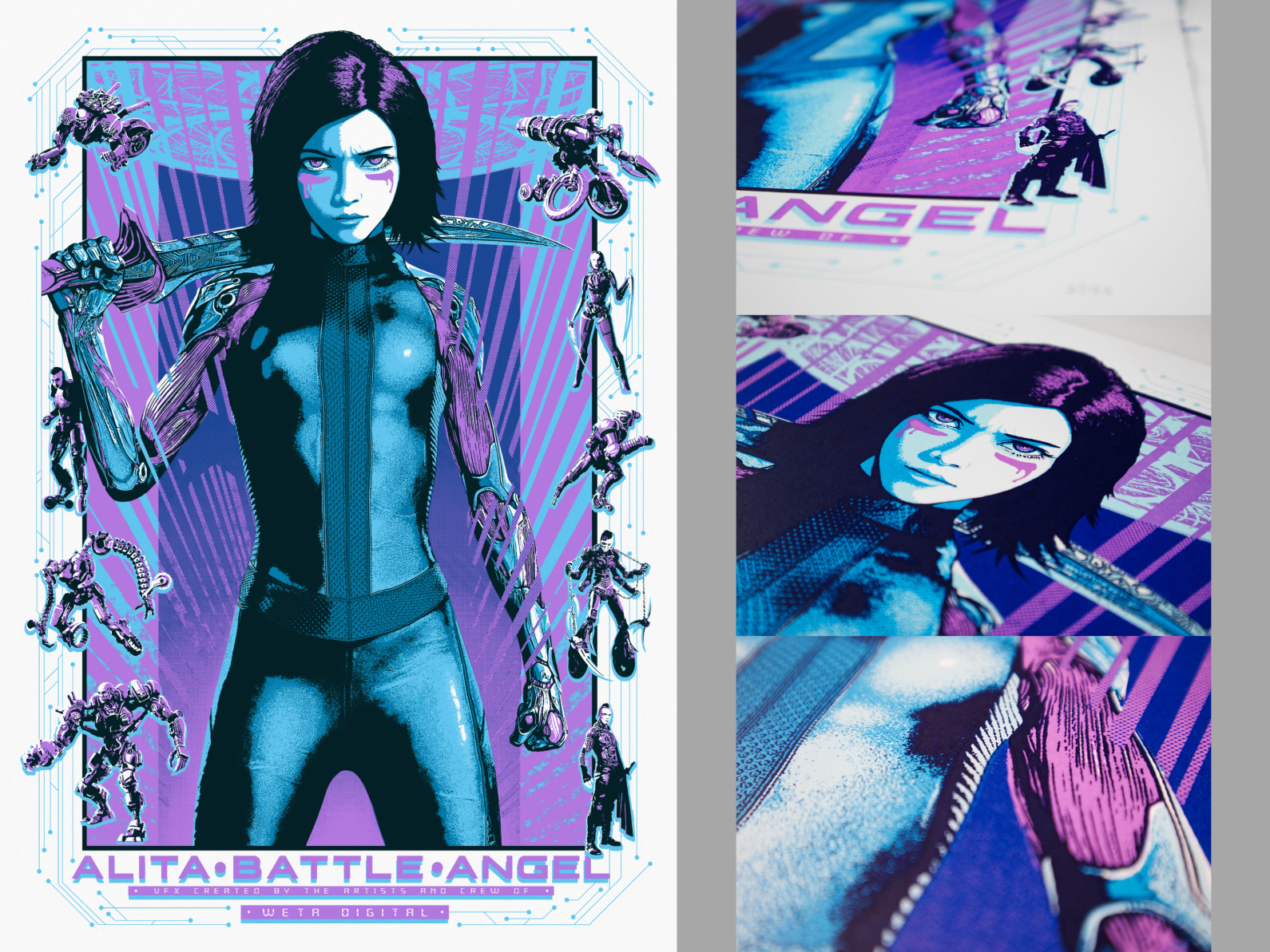 Alita Battle Angel Poster by Aaron Black on Dribbble