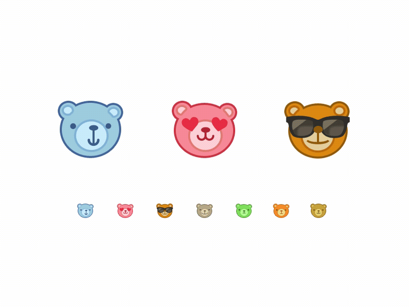 Bears Animated Smiles