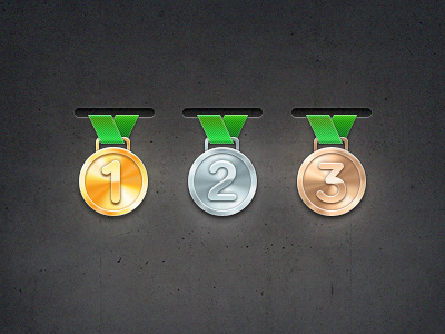 Medals for Odnoklassniki.ru bronze gold medal prize reward trophy