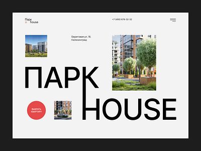 Real estate architecture design interface minimal real estate typography ui ux web website