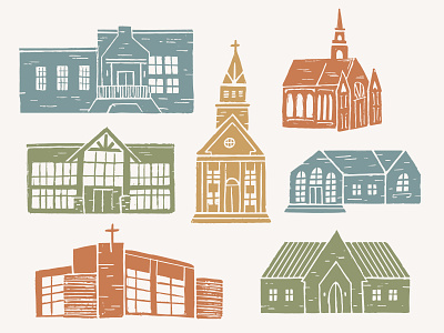 Church Building Illustrations