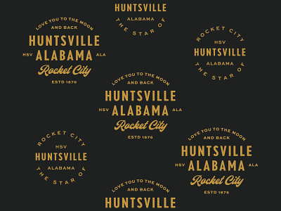 Huntsville Alabama Badges