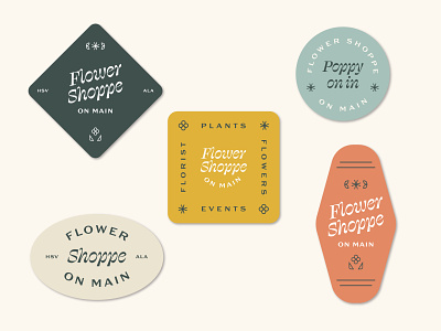 Flower Shoppe Badges