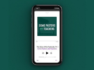 Some Pastors and Teachers Podcast brand branding christian identity iphone iphone x logo ministry pastor pastors podcast