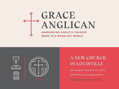 GA Logo + Branding badge bold brand and identity branding christian church church logo geometric god jesus line art lines logo logo design ministry modern serif type typography vector