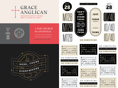 2018 Top Shots badge brand branding church church logo cross edgy global globe graphic icons identity lines monoline scripture slogan sticker type web world