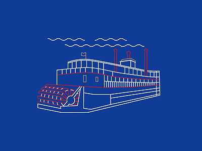 Belle of Louisville Illustration