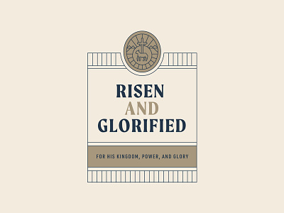 Risen And Glorified Badge