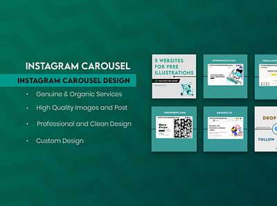 Instagram Carousel Design 3d animation branding design graphic design illustration logo motion graphics ui vector