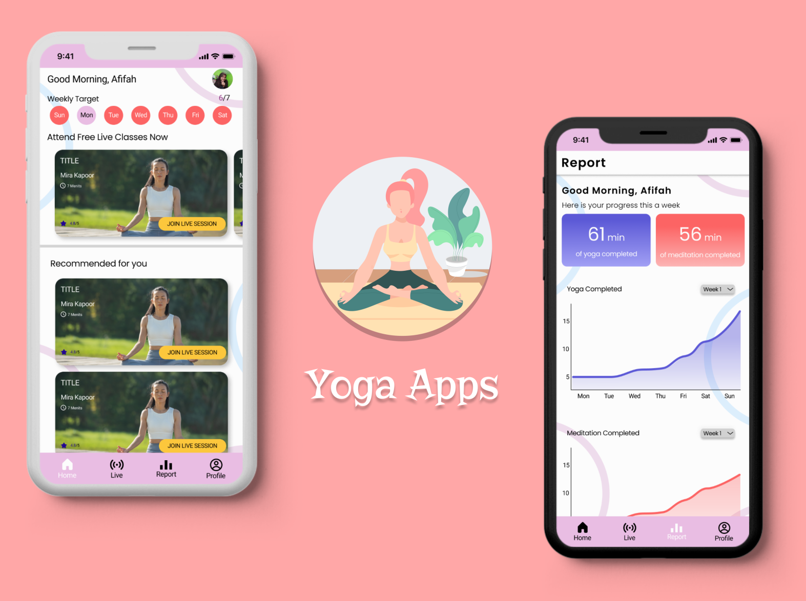 UI/UX Design Yoga Apps by Hilal Akbar on Dribbble