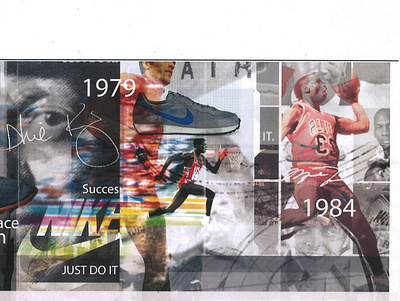 Nike History graphic design illustration