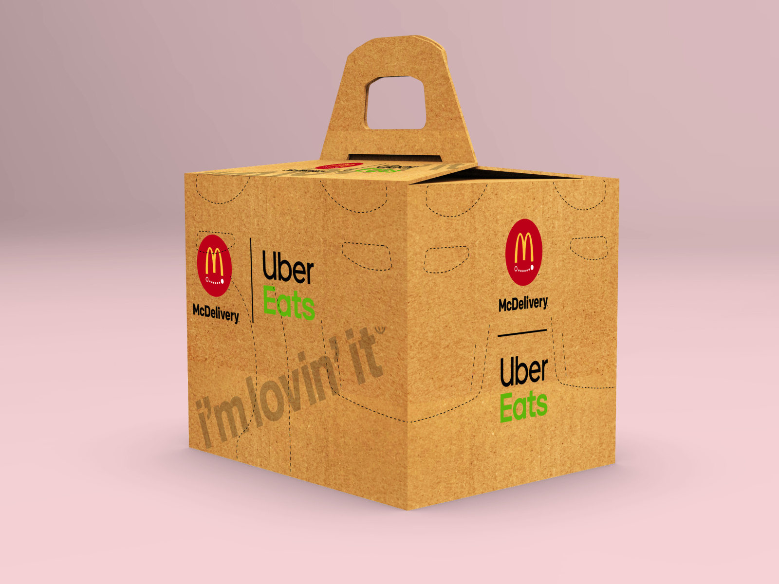 Uber Box Delivery For McDonald's by Harold Terosier Paris Design