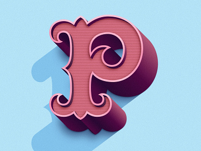 P – 36 Days Of Type apple pencil custom lettering hand lettering ipad pro letter letterform letterforms lettering lettering art lettering design p procreate procreate app type type design typogaphy typophile vector