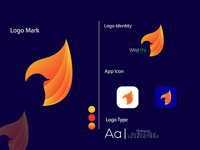 Bird + Fire Logo app app icon brand identity clean logo colorful logo design fire green icon logo logo design logodesign logomark minimal minimal logo minimal logo design minimalist logo simple logo simple logo design symbol