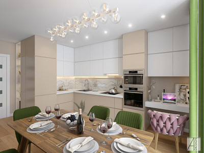 Interior Design of Contemporary Apartment 3d 3d rendering cgartist design interior design interior designer