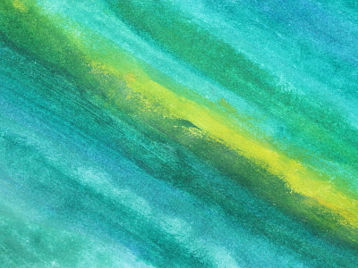 Slow Water abstract green painting