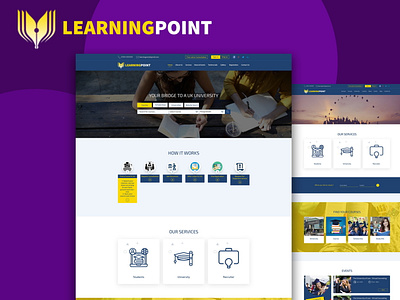 Educational Web UI/UX Design