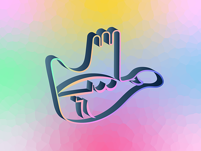 Open Hand Monument Of Chandigarh branding chandigarh logo color design graphic design illustration logo vector