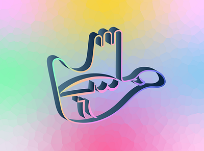 Open Hand Monument Of Chandigarh branding chandigarh logo color design graphic design illustration logo vector
