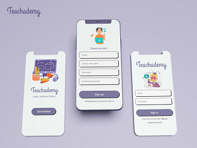 UI Design For Online Learning App