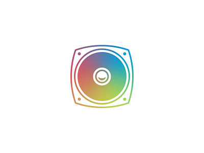 🔊 gradient icon illustration logo