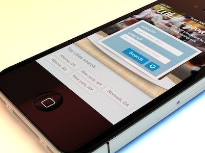 Wgh Mobile dinner iphone mobile site responsive restauran