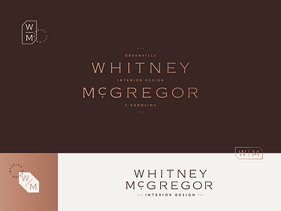 Interior designer branding branding design interior logo m modern monogram south carolina typography w wordmark