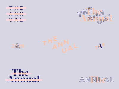 The Annual branding blog branding icon identity logo modern typography
