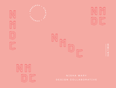 NMDC modular brand identity architecture branding geometric identity interior design logo modern shapes wordmark