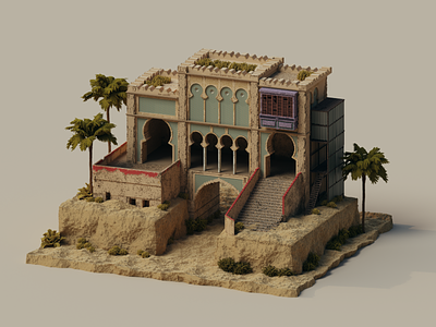 After the War 3d 3dmodelling diorama illustration lowpoly magicavoxel voxel voxelart